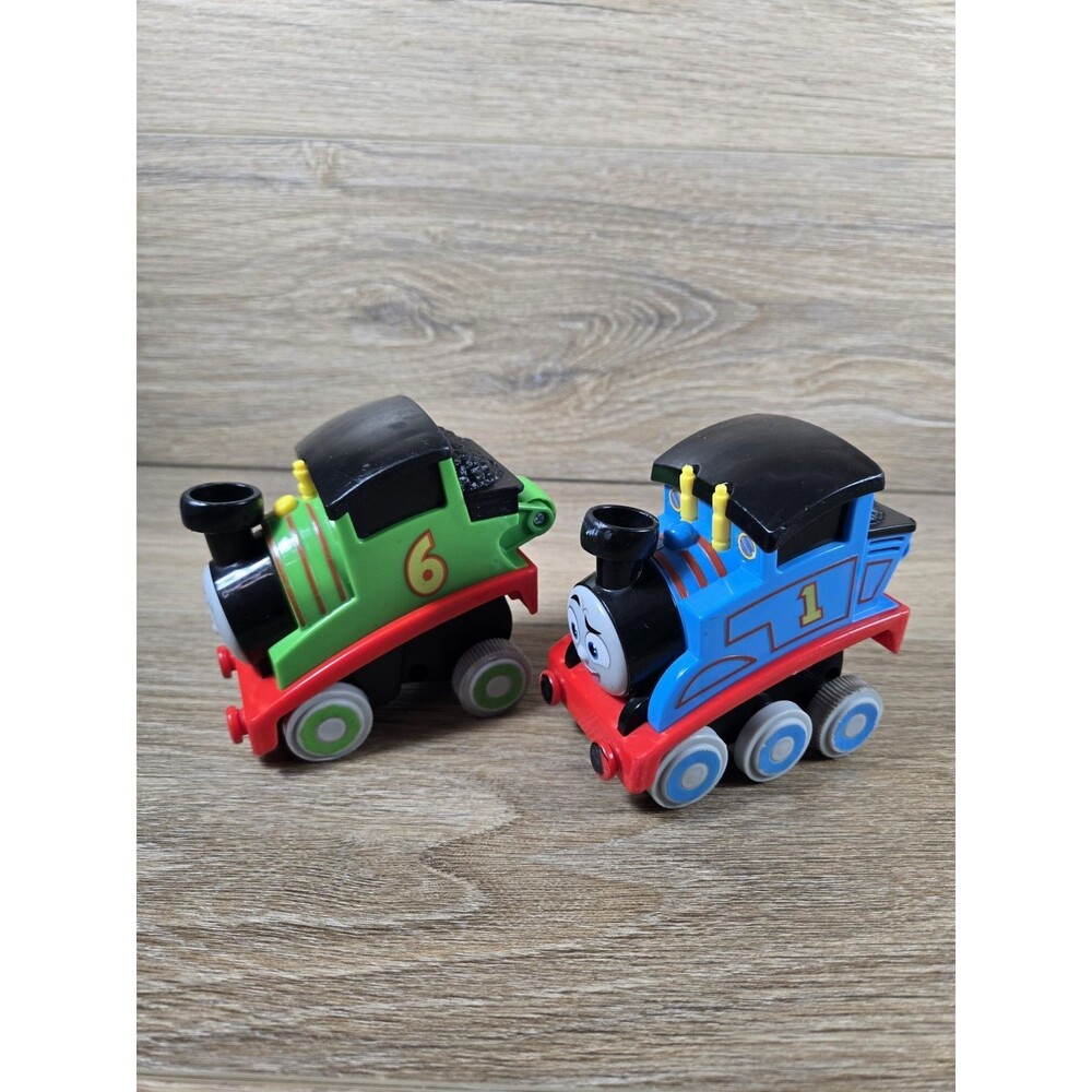 Thomas The Tank & Percy Engine push and go Stunt 2021 mattel Lot of 2